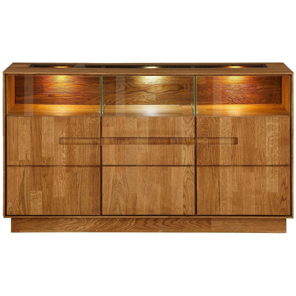 Комод Паво из дуба с подсветкой 140х80х42