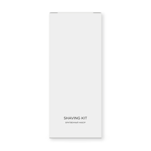Бритвенный набор White line (100 шт.): станок, крем для бритья тюбик 5 мл в коробочке