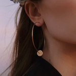 Серьги-хупы ANTU