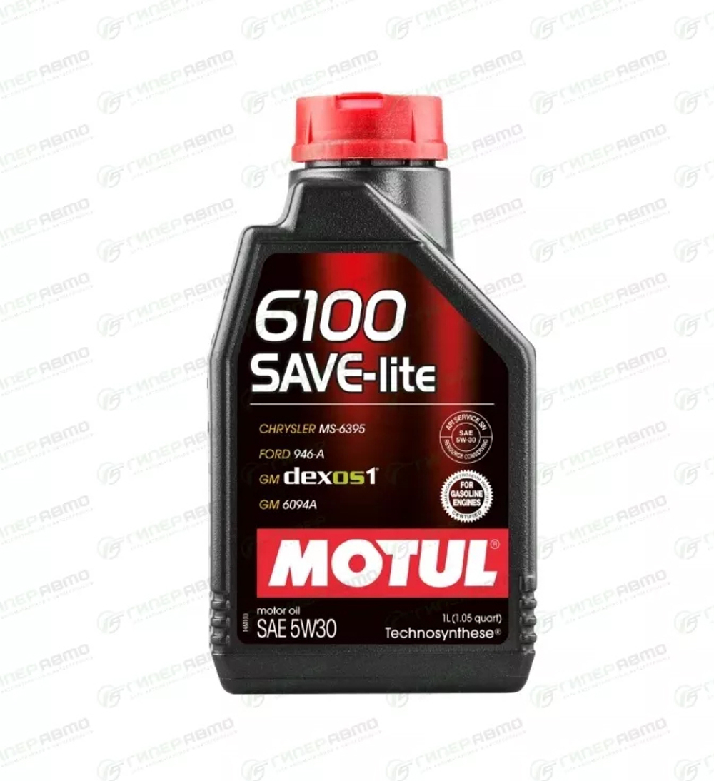Масло Motul 6100 Save Lite 5W30 SL ILSAC GF-5 1л синтетика