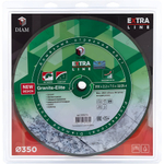 Диск алмазный DIAM 1A1R GRANITE-ELITE 350*25.4 мм сплошной