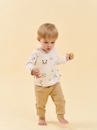 Брюки со спущенным шагом "Песок" из кашкорсе 0+