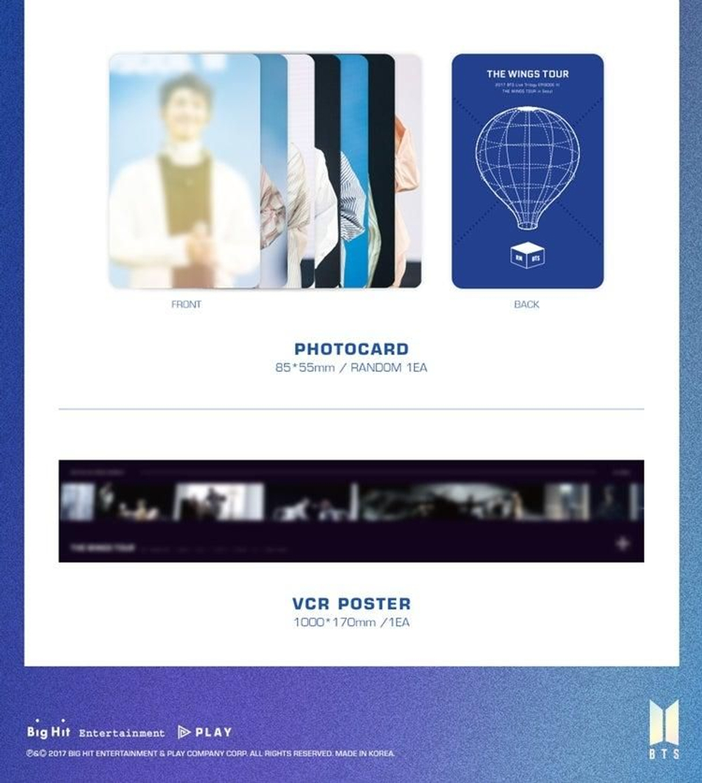 видео BTS - 2017 Live Trilogy Episode III The Wings Tour in Seoul Concert DVD