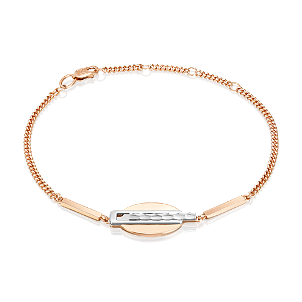 Браслет из комбинированного золота Артикул: 05-0755-00-000-1111