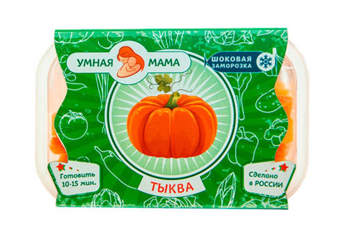 Тыква "Умная мама" замороженная, 200г