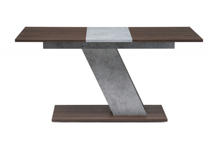 Стол деревянный Woodville Тирион бетон чикаго серый, дуб гладстоун табак