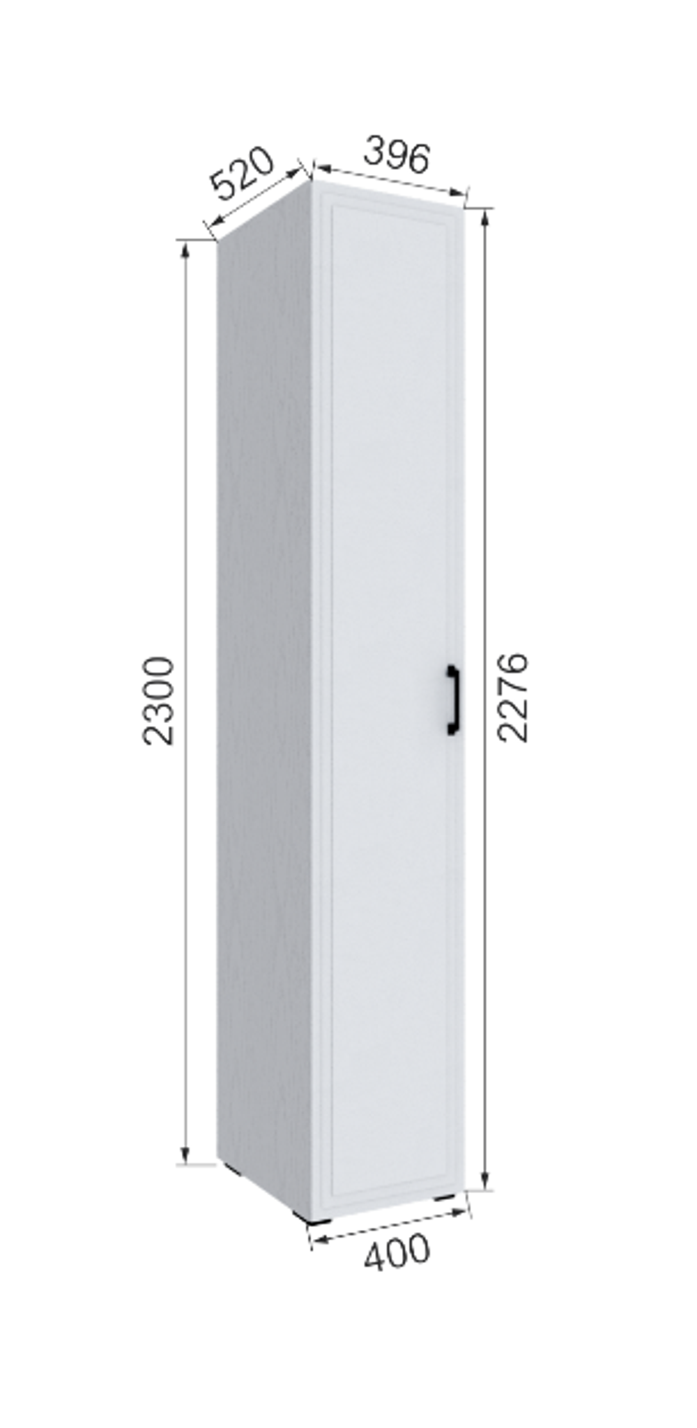 Шкаф Бруклин 40Ш