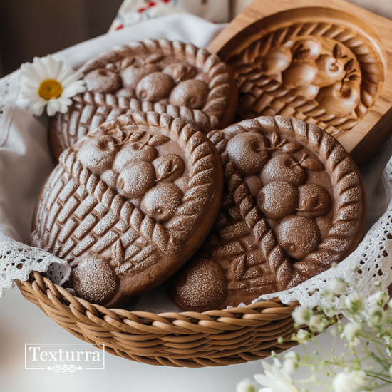 Пряничная форма Корзина яблок