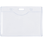 Бейдж горизонтальный Alingar, 9,5 см х 7,0 см, ПВХ, прозрачный