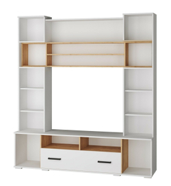 Центральная секция Оскар-18 ОГЦН-1, белый/дуб крафт