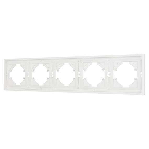 Рамка пластиковая FRM-TENDO-SFPL-5-WH Arlight 054660
