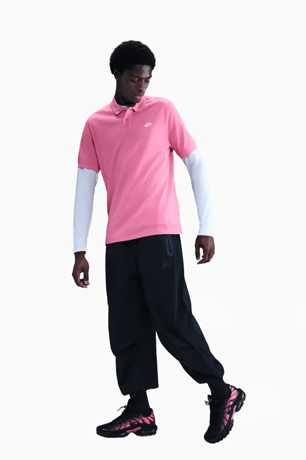 Футболка Nike Club Polo - розовый