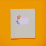 Наклейки для школы Жираф (бежевый), 56 шт