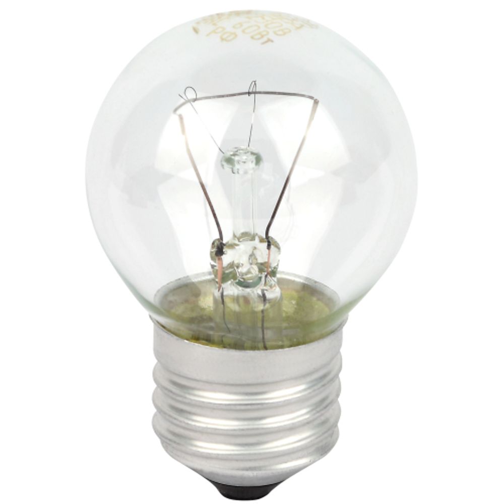 Лампочка ЭРА P45 40Вт Е27 / E27 230В шар прозрачный в гофре