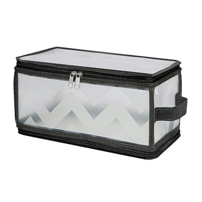 Короб складной на молнии "Зигзаг", Д300 Ш150 В150, серый