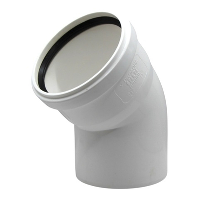 Отвод канализационный PRO AQUA STILTE Ø110x45°