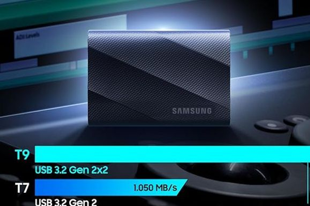 Внешний SSD Samsung T9 4TB (USB 3.2 Gen 2×2)
