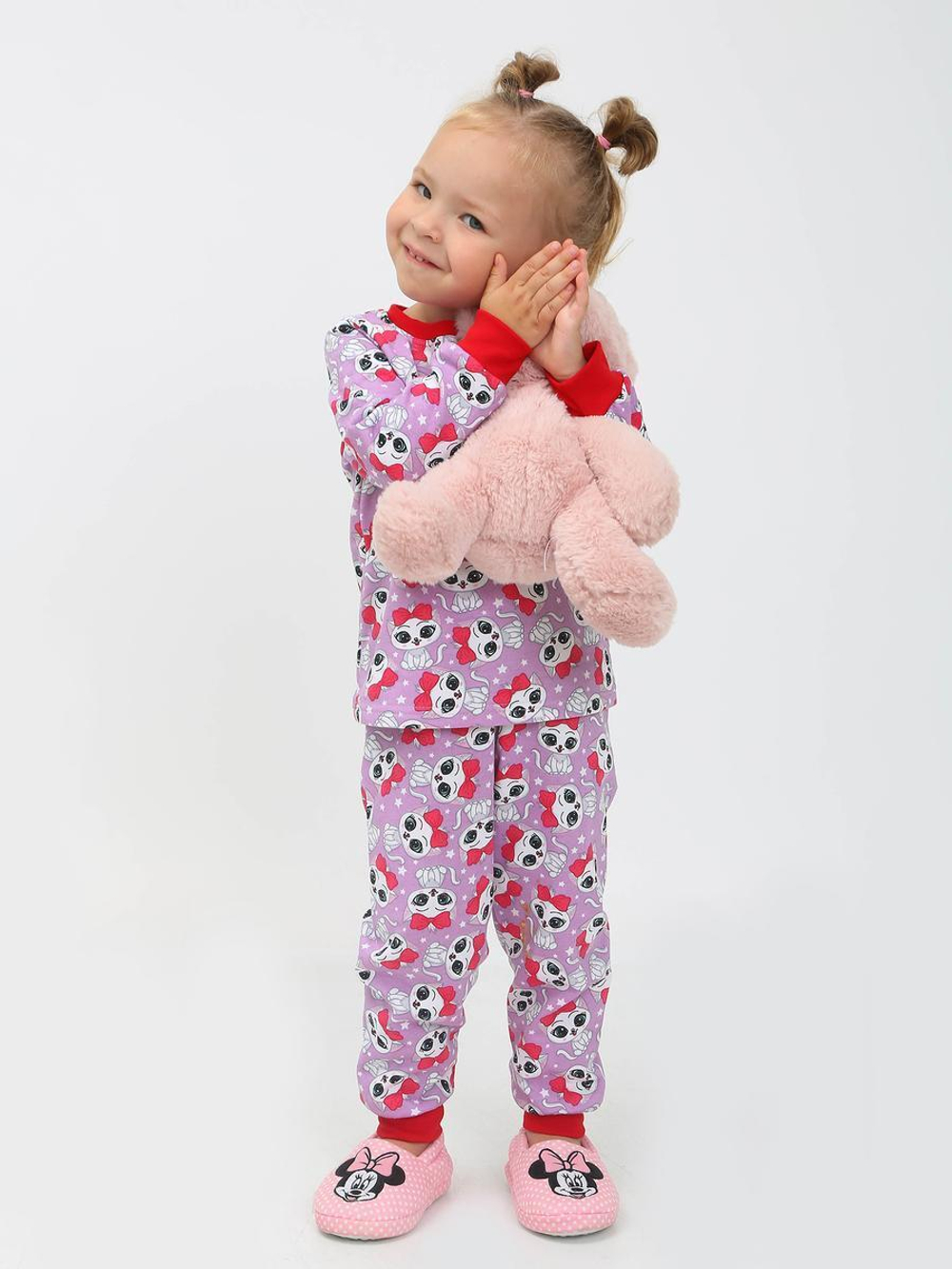 Пижама "Заря-20" р. 116, Сиреневый (Ивашка)