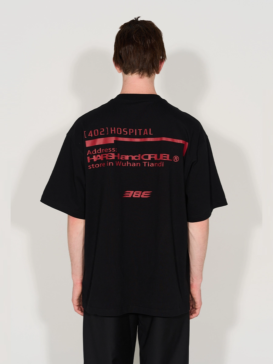 Футболка HARSHandCRUEL x BLIND "SicK" Oversized Tee