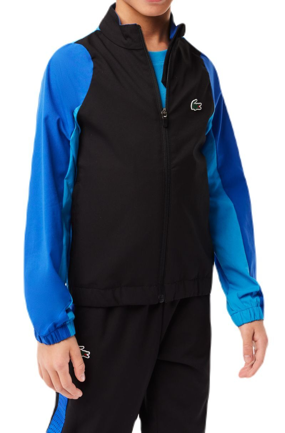 Костюм теннисный Lacoste Tennis Colourblock Jogger Set - black/blue/blue