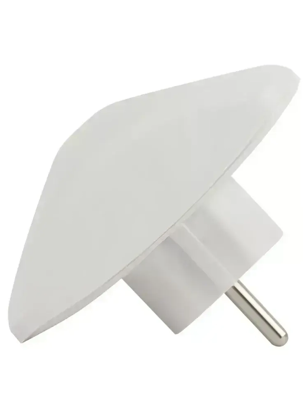 Тройник розетка электрический плоский SPx-2-W ЭРА / Разветвитель электрический без заземления, 2 розетки, 10А, белый