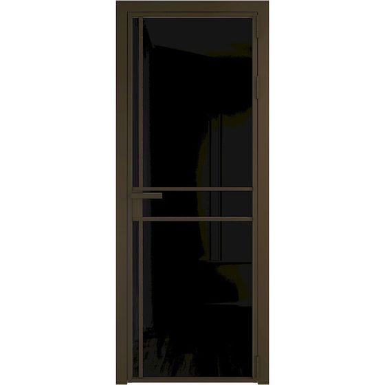 Алюминиевая дверь 9AG деорэ остеклённая