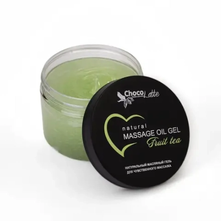 Масляный гель FRUIT TEA (massage oil gel) для чувственного массажа, TM ChocoLatte