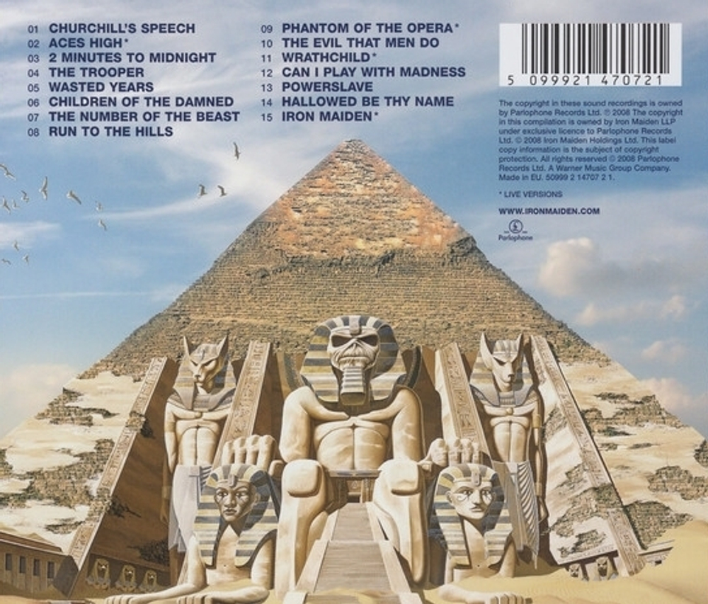 Iron Maiden / Somewhere Back In Time - The Best Of: 1980-1989 (CD)