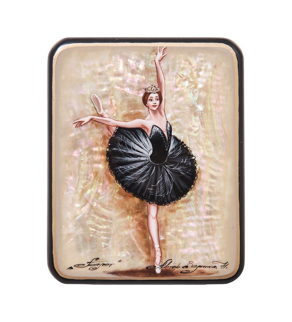 Народные промыслы ШК-55/ 20-D Шкатулка «Балет» исп.Земина