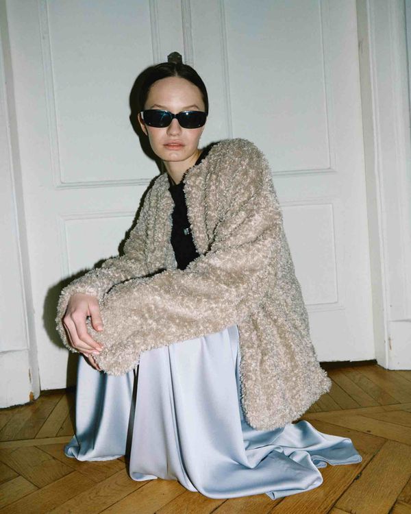 Куртка Faux Fur Beige - фото 8