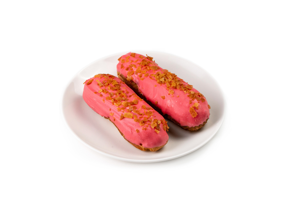 Эклер набор ассорти 5 шт. (шоколад, клубника, экзотик, малина, фисташка) 400 гр