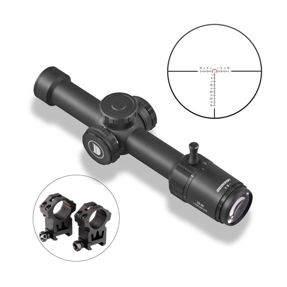 Оптичекий прицел Discovery ED-AR 1-6X24IR FFP FW30, арт: DY-EDAR 1-6X24IRFFPFW30