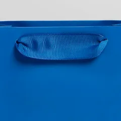 Пакет подарочный ламинированный «Синий» S / шт