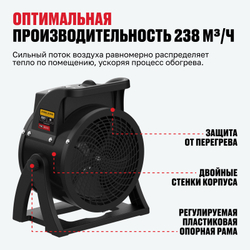 Тепловентилятор ALTECO TVC 3500 E