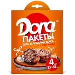 Пакеты для запекания для мяса с завязками 25*38см, 4шт «Dora»