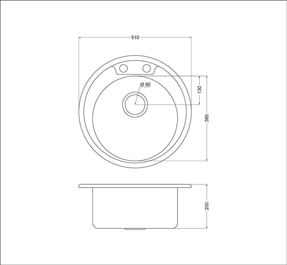 Мойка Oulin OL-R510