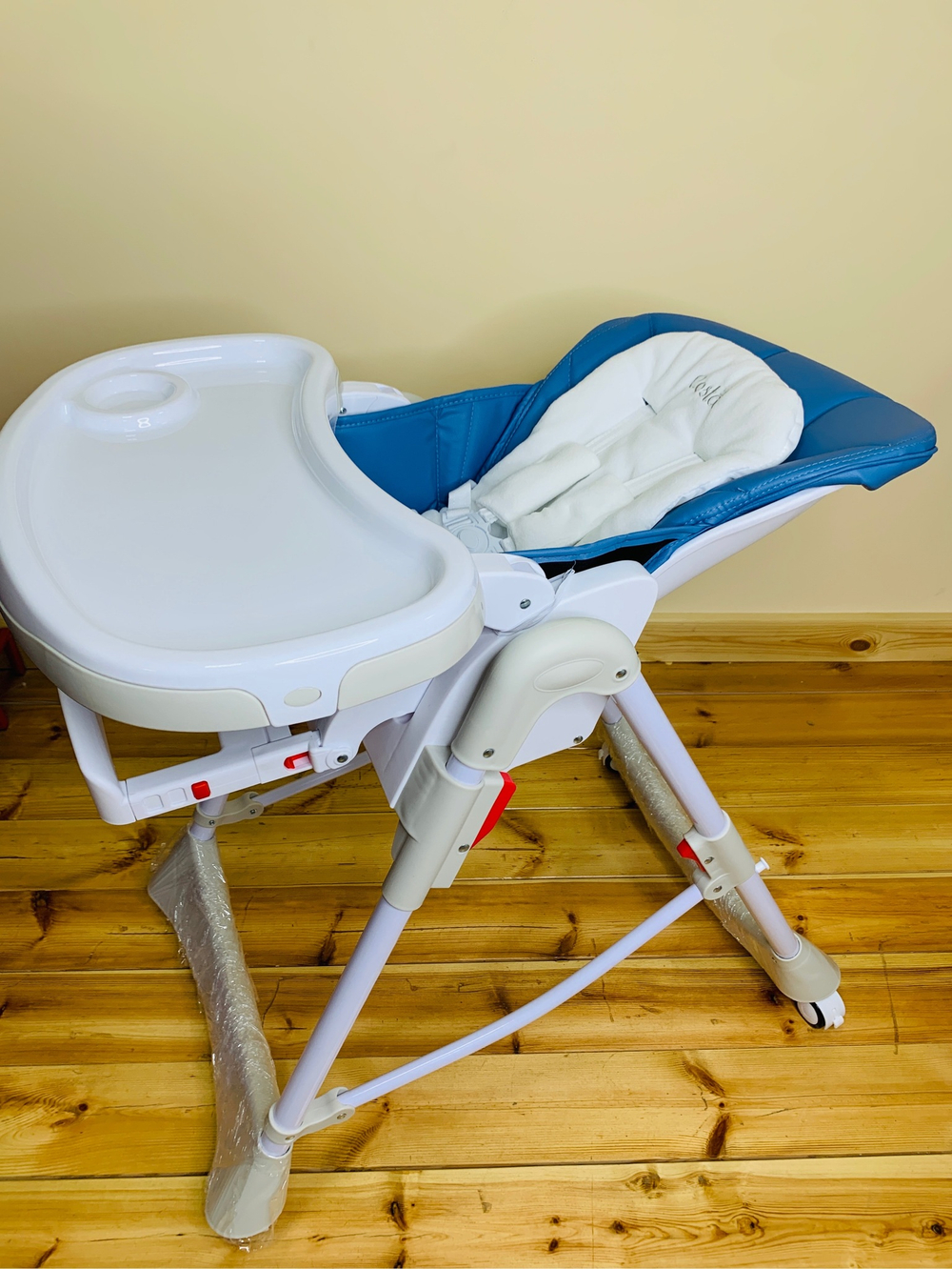 Стульчик для кормления "Farfello Costa Cosy" Сине-серый (Сине-серый / ocean blue; СС-05)