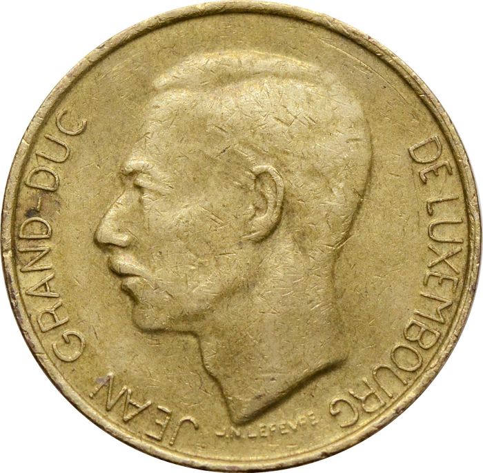 5 франков 1987 Люксембург XF