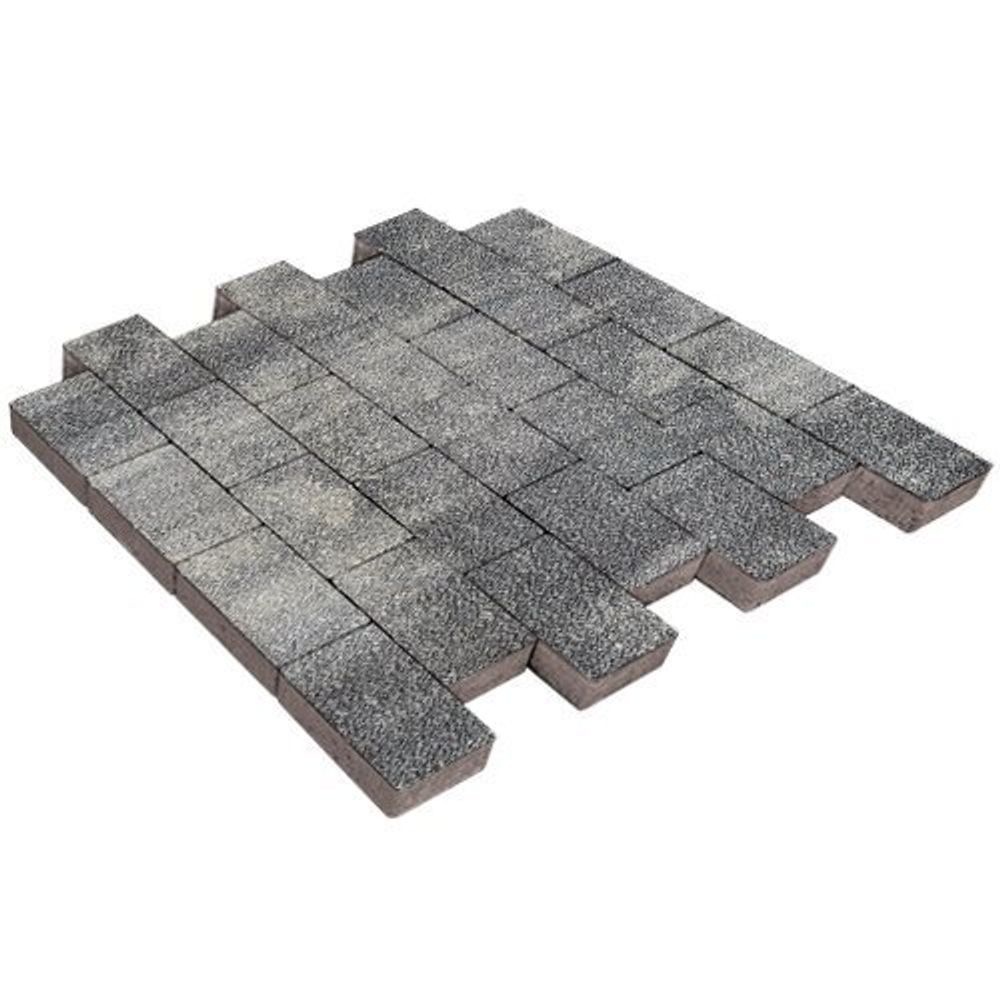 Тротуарная плитка Грас, 80 мм, ColorMix Актау, antico