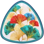 Подставка керамическая 19,5 см «Гинкго» разноцветные листья