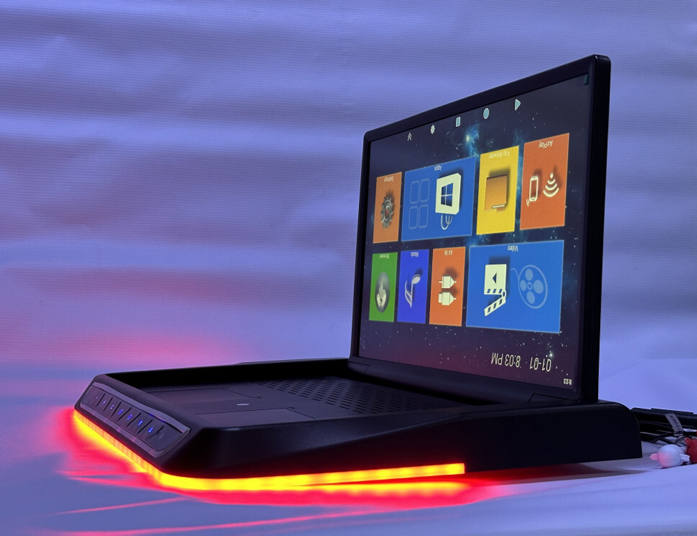 Монитор потолочный моторизированный- ERGO ER1560AT с экраном 15.6” (1920х1080 FullHD, Android, 3+32Gb) черный