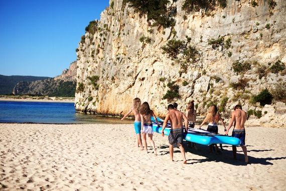 Доска SUP Aquamarina Mega - Group iSUP (5.5m/20cm) ( арт. BT-20ME )