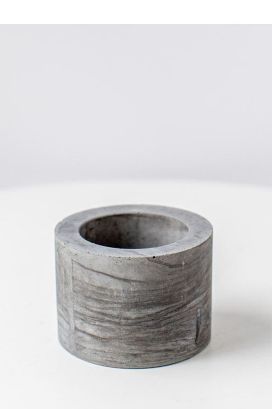 Кашпо Цилиндр 8/5 темно-серый
