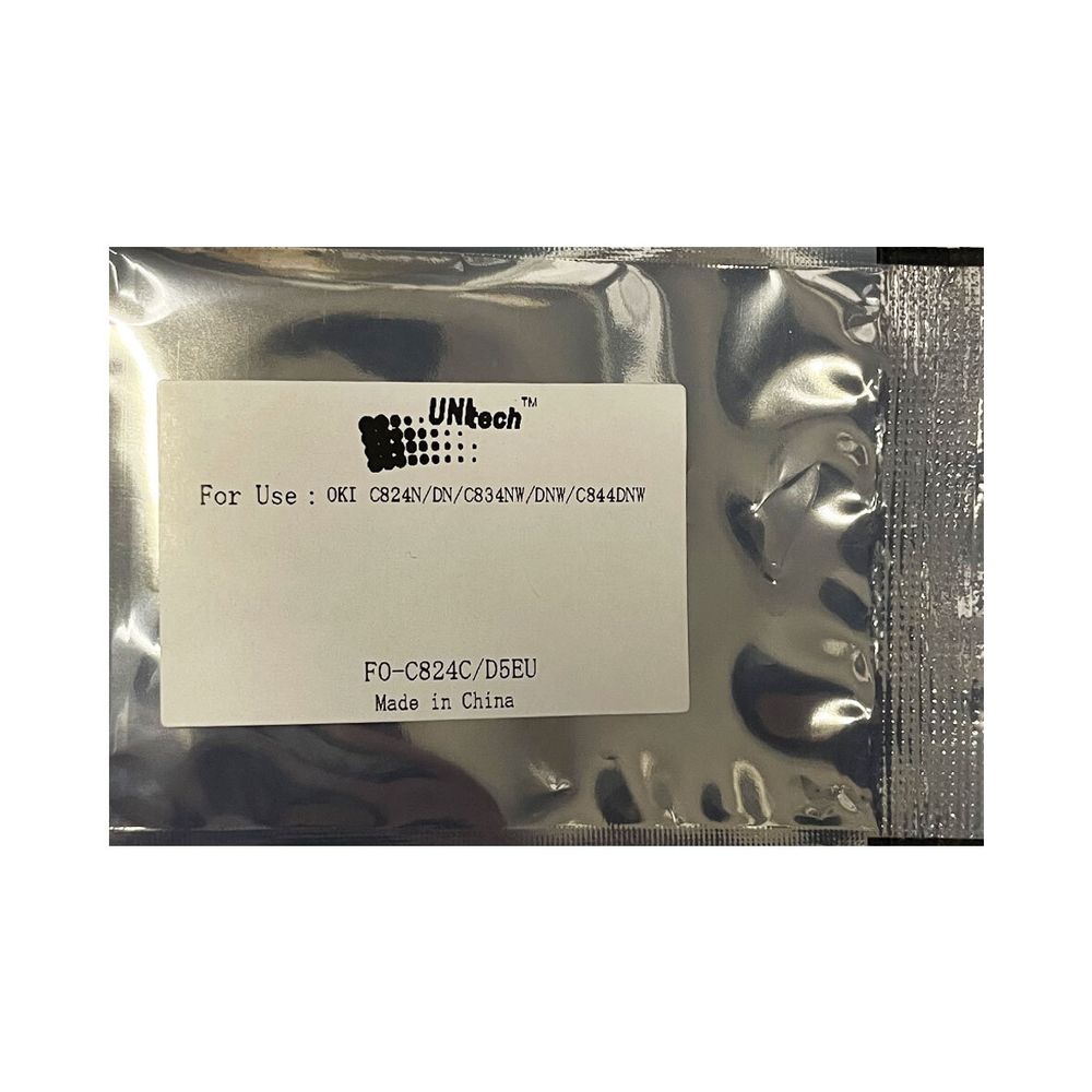 Чип для картриджа 47095707 OKI C824/C834/C844 (5K) cyan UNItech(Apex)