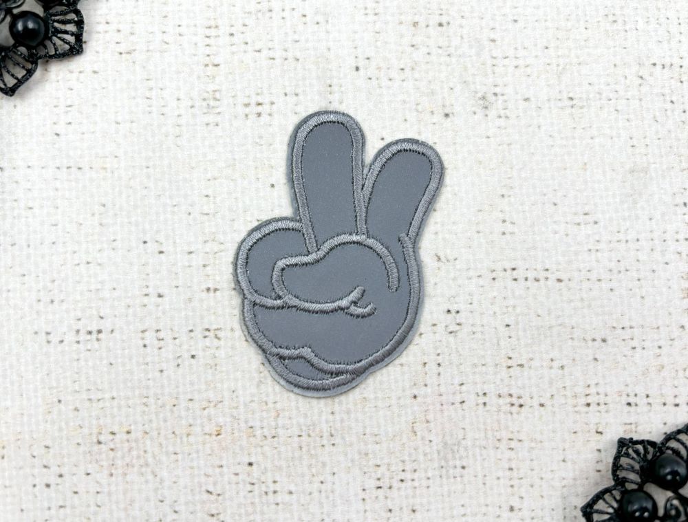 Термоаппликация светоотражающая, р. 4х6 см