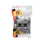 Компьютерная розетка RJ-45 в стену, кат.5e двойная, "Avanti","Закаленная сталь"