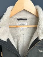 Утепленная кожаная куртка Armani Junior, 152