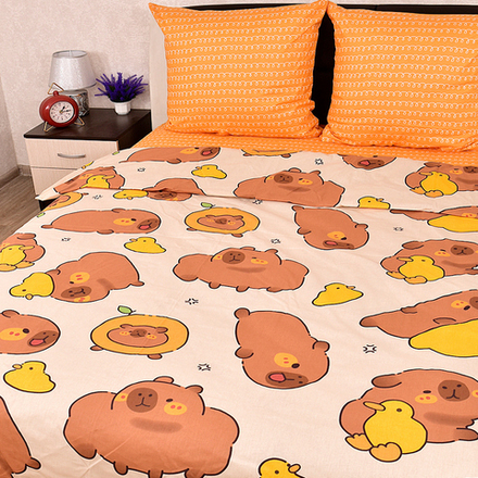 Комплект постельного белья "IS. КАПИ КАЧ", поплин, 100% хлопок.