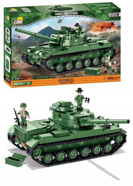 Конструктор пластиковый Cobi M60 Patton - Танк 605эл. - Коби 2233