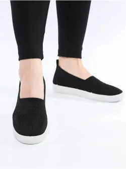 Мокасины летние текстильные